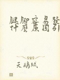 腿脚容易发麻是什么原因引起的