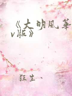 《大明风华 tv版》