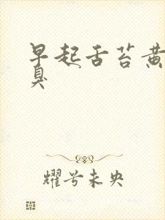 早起舌苔黄腻口臭