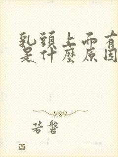 乳头上面有疙瘩是什么原因