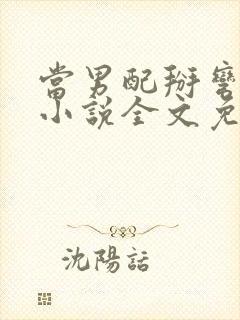 当男配掰弯男主小说全文免费阅读