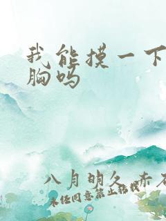 我能摸一下你的胸吗