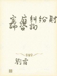 家庭纠纷财产律师咨询