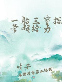 一胎三宝总裁爹爹超给力