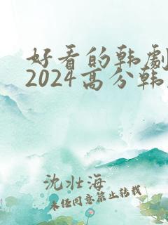 好看的韩剧推荐2024高分韩剧