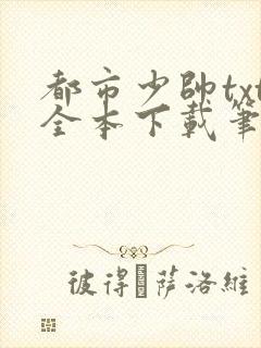 都市少帅txt全本下载笔趣阁