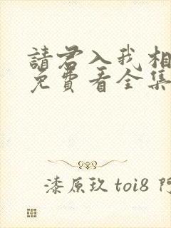 请君入我相思局免费看全集