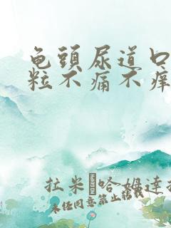 龟头尿道口长肉粒不痛不痒