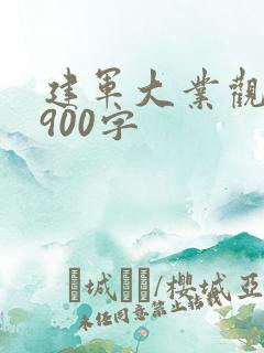 建军大业观后感900字