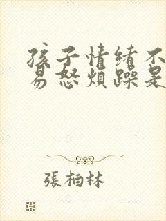 孩子情绪不稳定易怒烦躁是什么症状