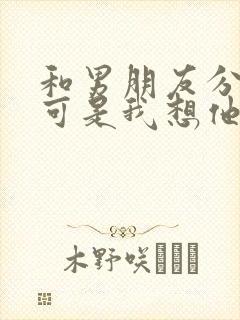 和男朋友分手了可是我想他该怎么办