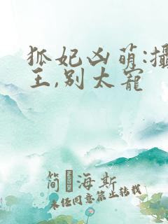 狐妃凶萌:摄政王,别太宠