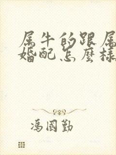 属牛的跟属马的婚配怎么样