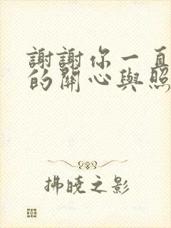 谢谢你一直以来的关心与照顾的句子