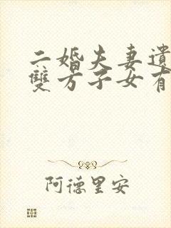 二婚夫妻遗产,双方子女有继承权吗