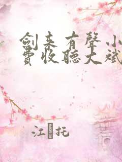 剑来有声小说免费收听大斌