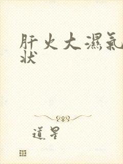 肝火大湿气重症状