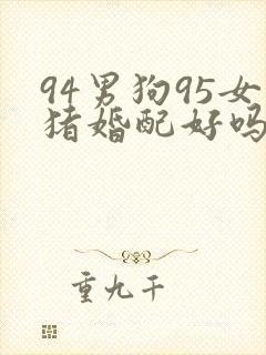 94男狗95女猪婚配好吗