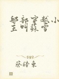 那部穿越小说女主叫苏雪