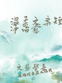 温柔文案短句干净治愈