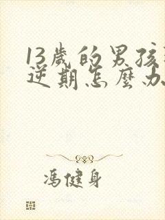 13岁的男孩叛逆期怎么办