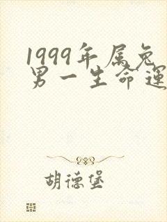 1999年属兔男一生命运