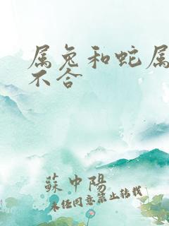 属兔和蛇属相合不合