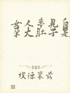 女人梦见自己怀孕大肚子是啥预兆