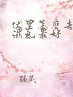 伏里怎么去体内湿气最好