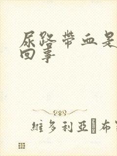 尿路带血是怎么回事