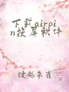 下载airpin投屏软件