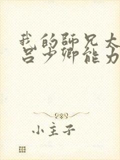 我的师兄太强了吕少卿能力