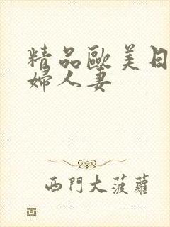 精品欧美日韩少妇人妻