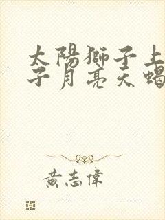 太阳狮子上升狮子月亮天蝎