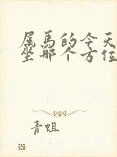 属马的今天打牌坐哪个方位好