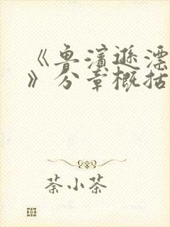 《鲁滨逊漂流记》分章概括