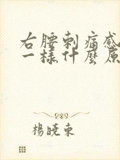 右腰刺痛感针扎一样什么原因