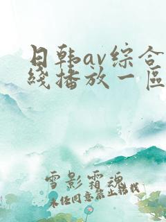 日韩av综合在线播放一区