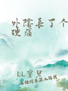 外阴长了个疙瘩硬痛