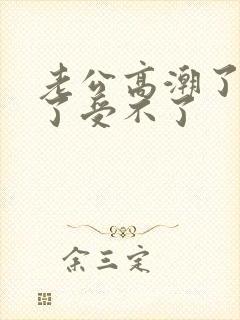 老公高潮了太爽了受不了