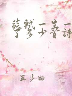 苏轼一生一共写了多少首诗