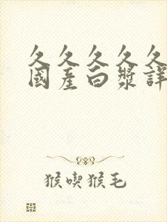 久久久久久精品国产白浆详情