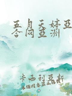 五月天婷亚洲综合网亚洲