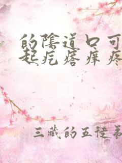 的阴道口可里面起疙瘩痒疼怎么回事