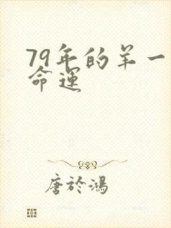 79年的羊一生命运