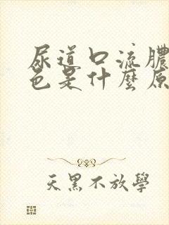 尿道口流脓黄绿色是什么原因