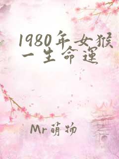 1980年女猴一生命运