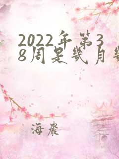 2022年第38周是几月几号