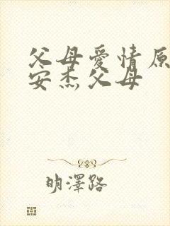 父母爱情原著里安杰父母