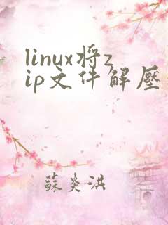 linux将zip文件解压到指定文件夹